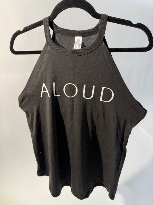 Aloud Racerback Tank Top - Black