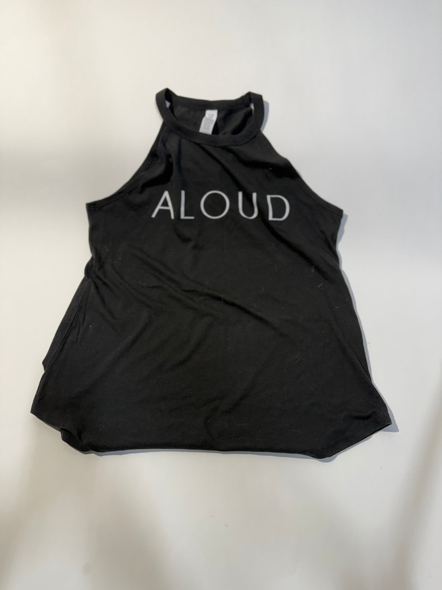 Aloud Racerback Tank Top - Black